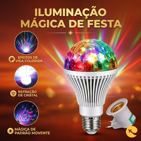 Lampada Giratoria Colorida 3w