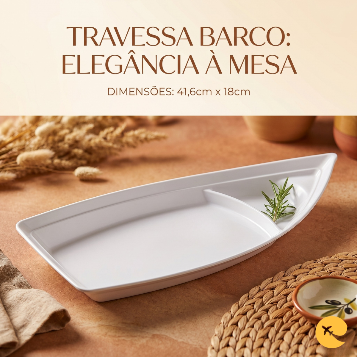 TRAVESSA FORMATO BARCO