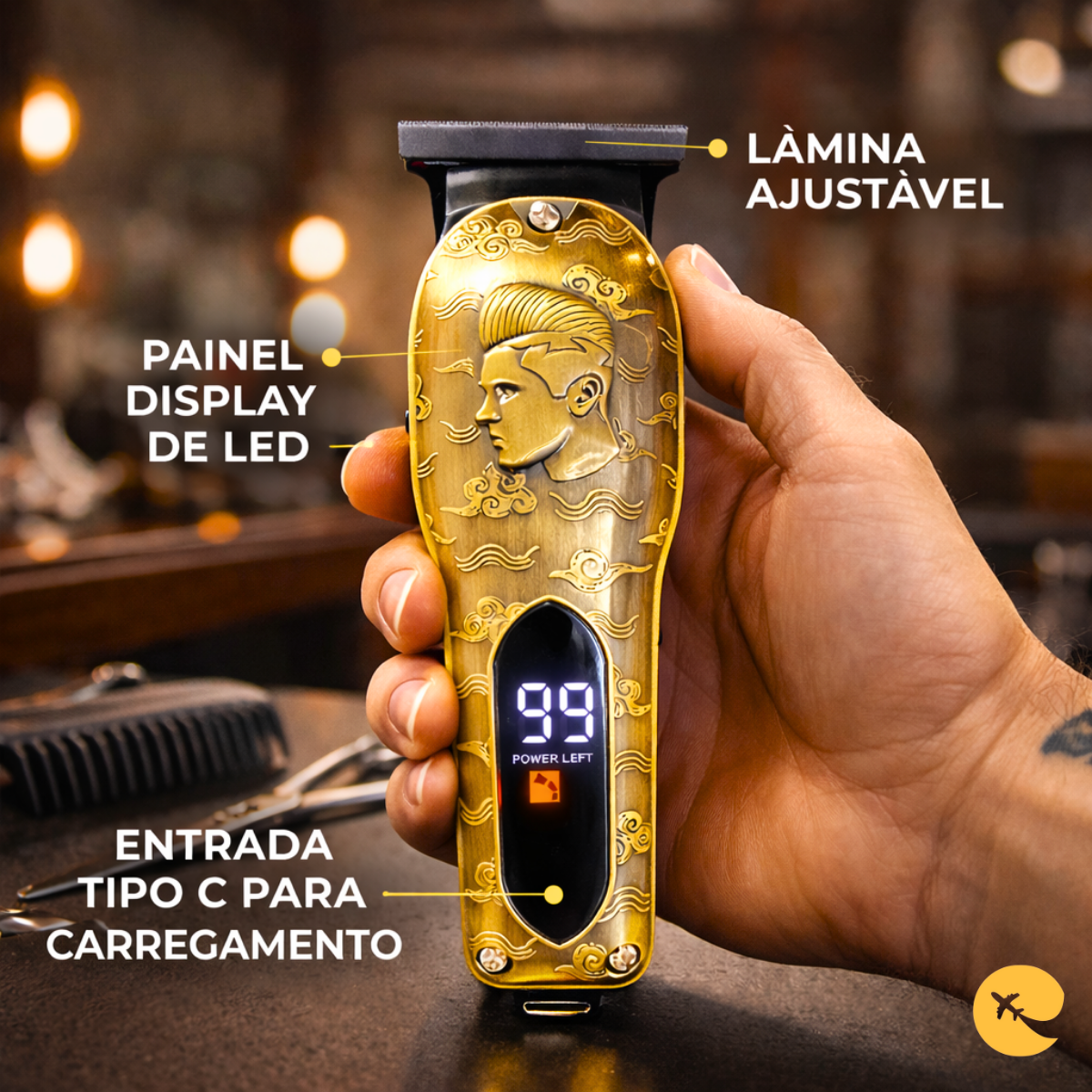 CORTADOR DE CABELO SEM FIO