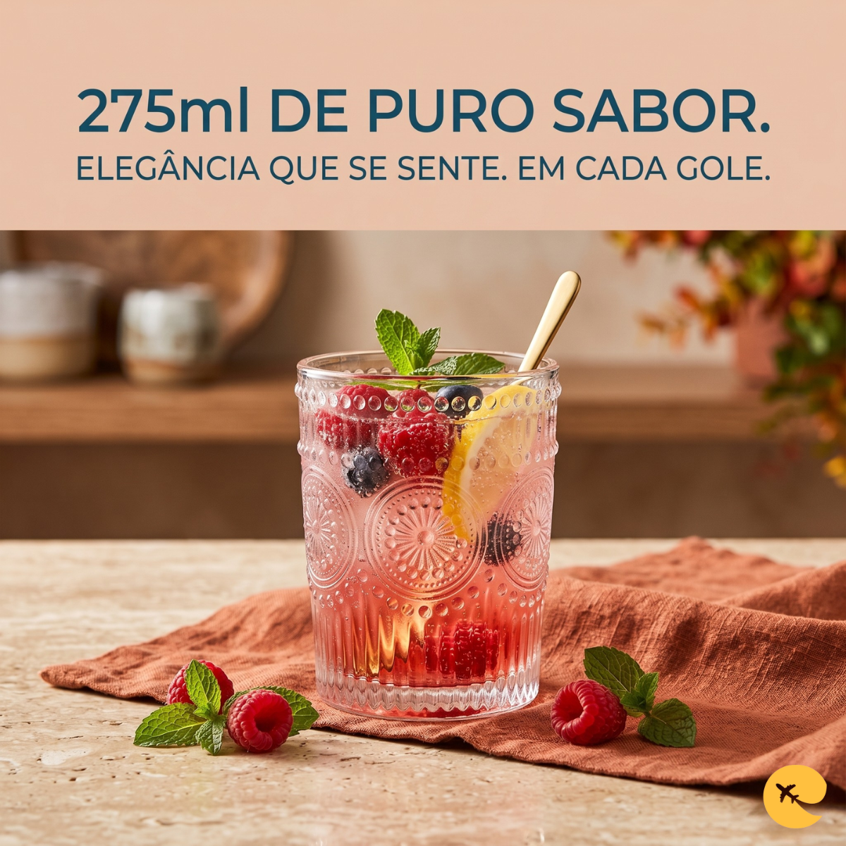 JOGO DE COPOS VIDRO 6  peças
