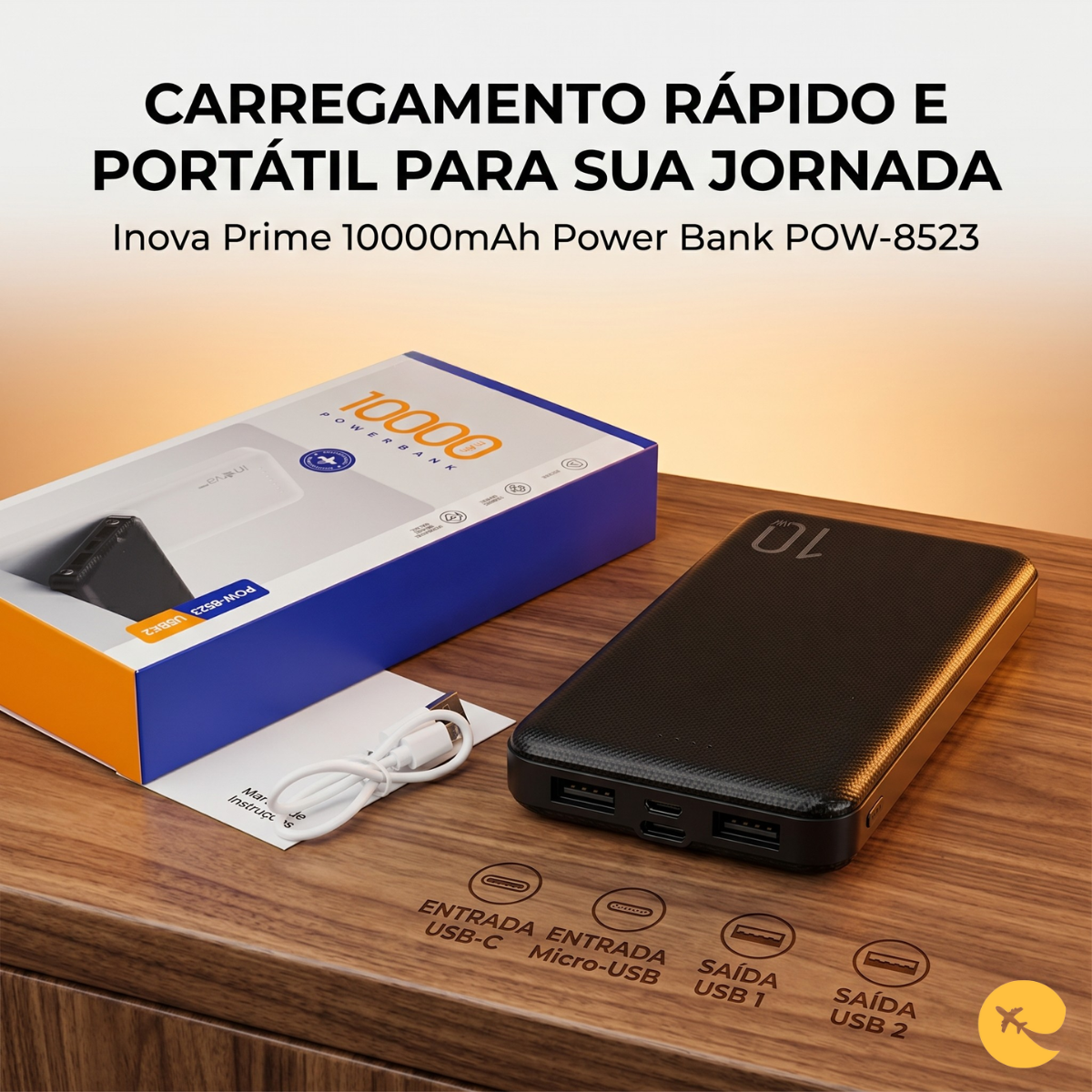 POWER BANK 10000 POW-8523