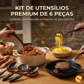KIT UTENSÍLIOS DE COZINHA 6 PEÇAS