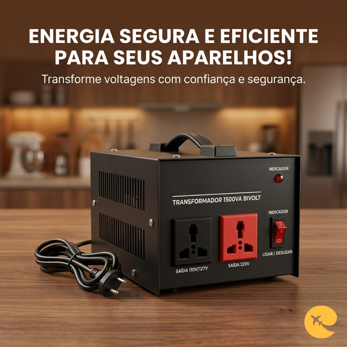 TRANSFORMADOR 1500VA BIVOLT