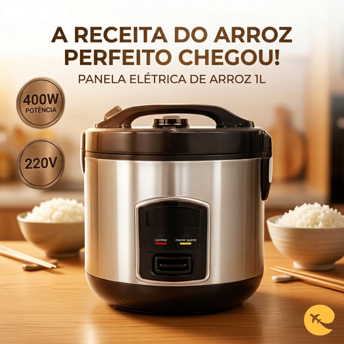 Panela Elétrica de Arroz 1L  220V