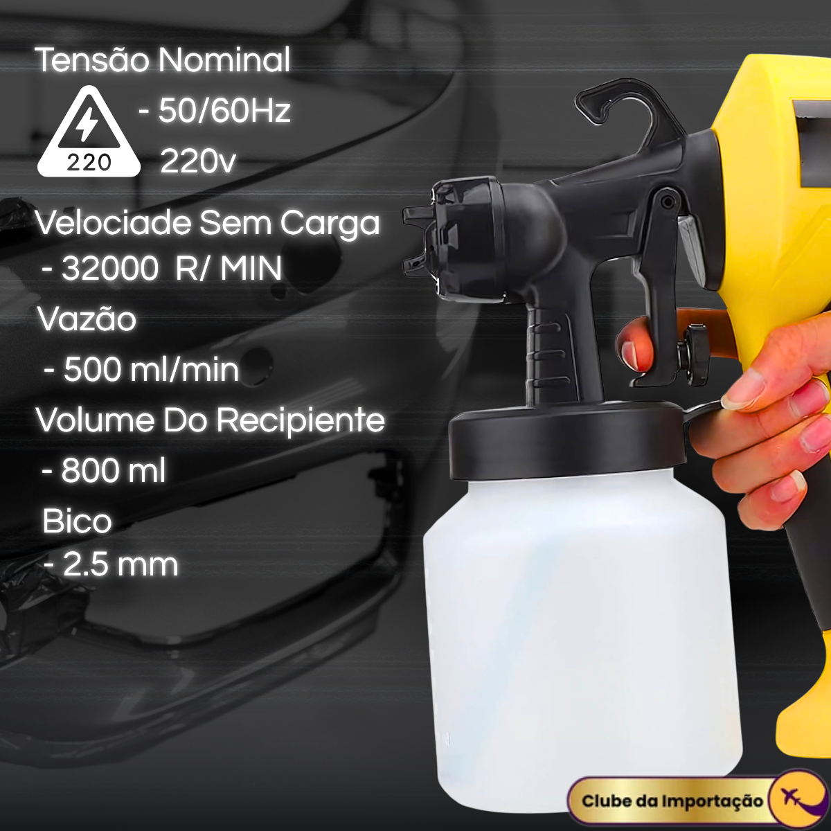 PISTOLA DE PINTURA 220V