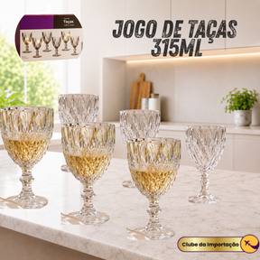TAÇAS VIDRO CLEAR