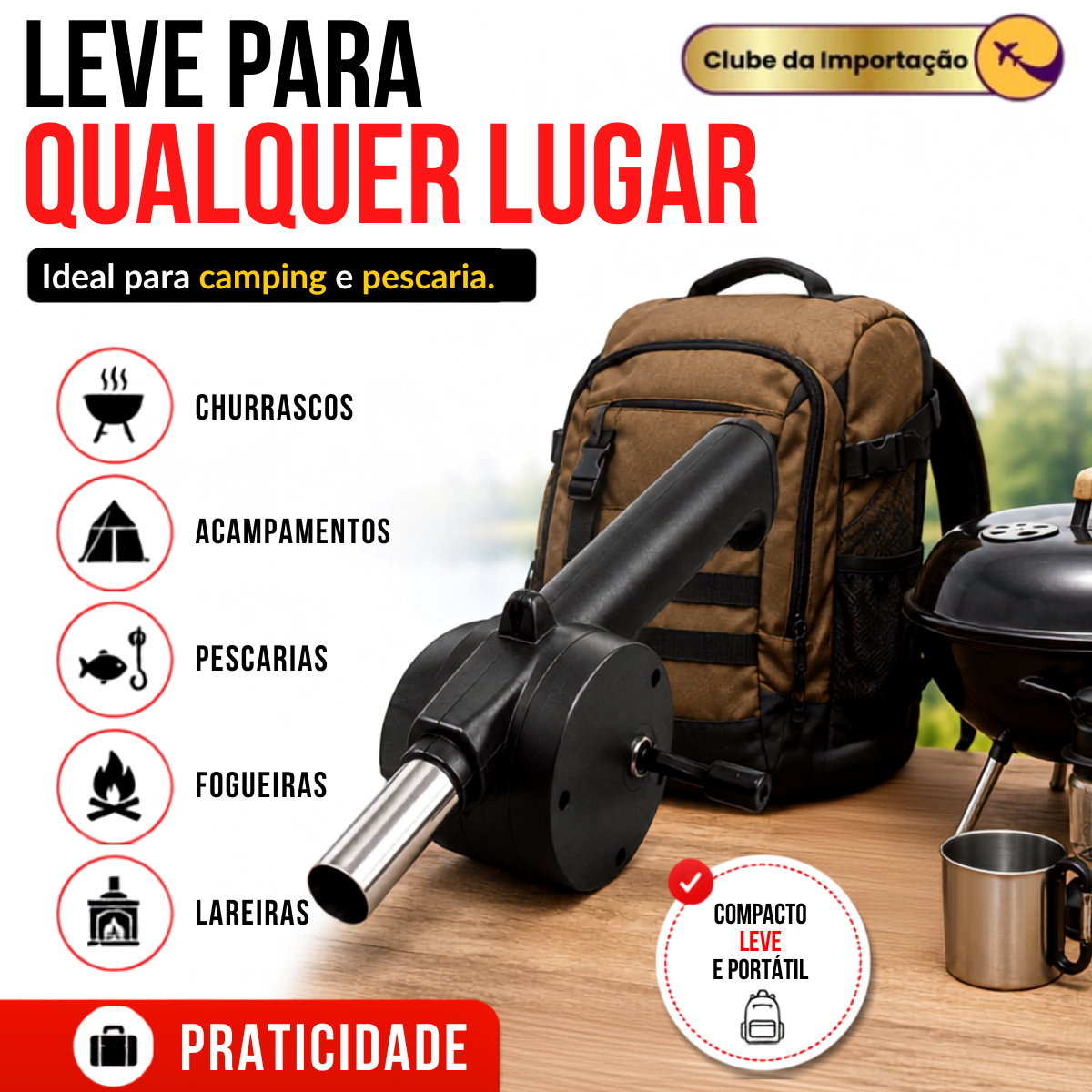 ACENDEDOR DE CHURRASQUEIRA