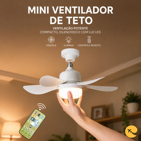 Mini Ventilador De Teto