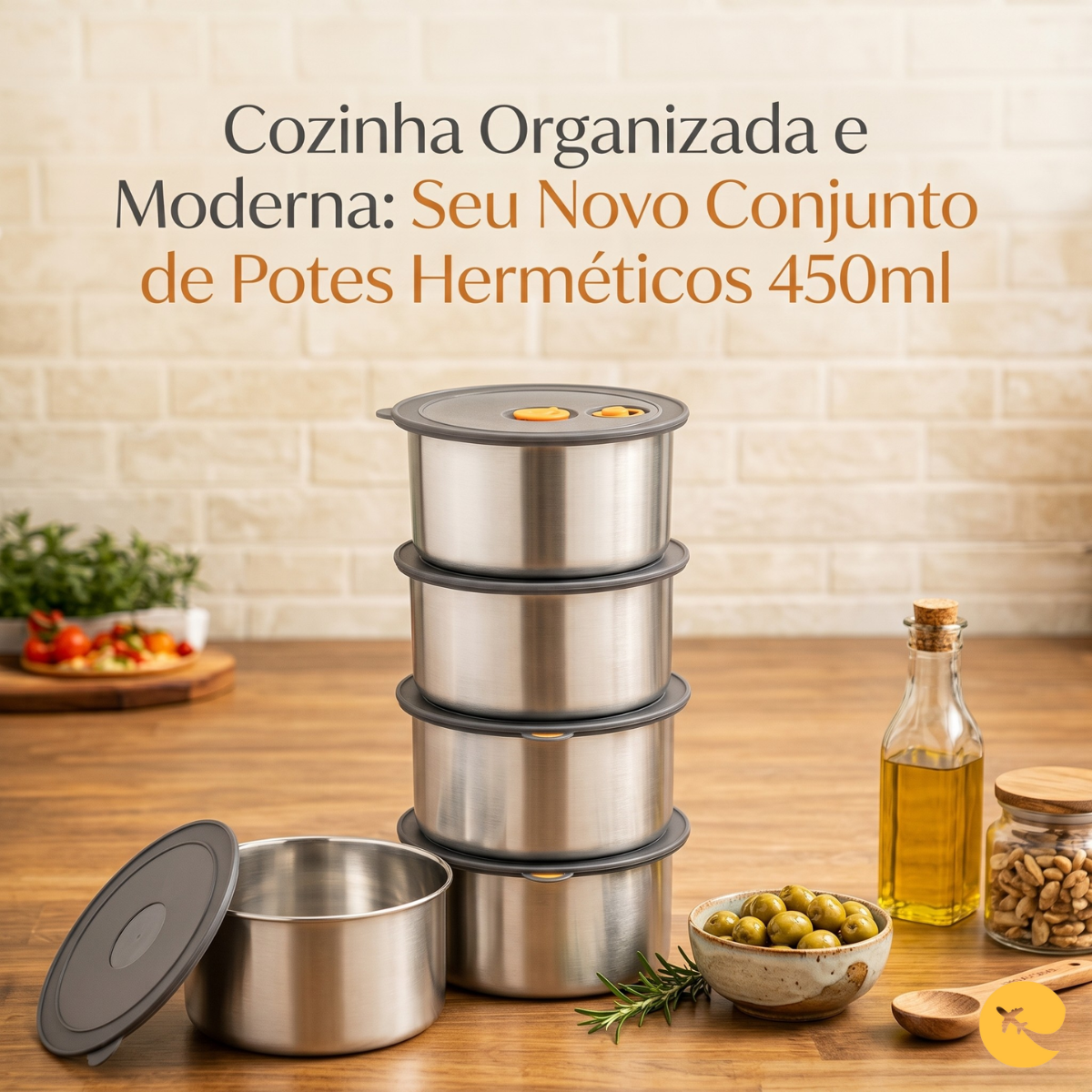 CONJUNTO DE POTES HERMETICOS
