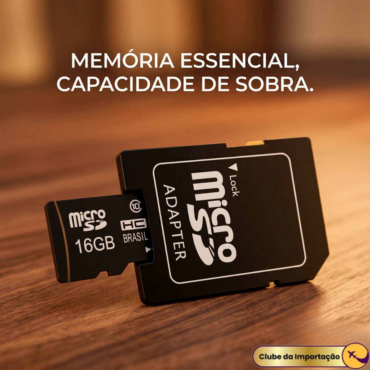 CARTAO DE MEMORIA + ADAPTADOR 16 GB