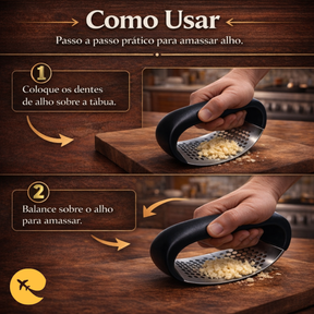 Amassador De Alho D/ Inox