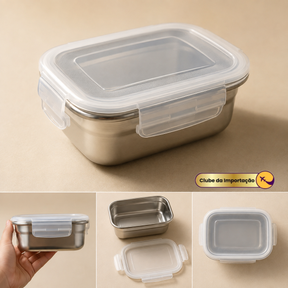 POTE HERMÉTICO AÇO INOX  390ML