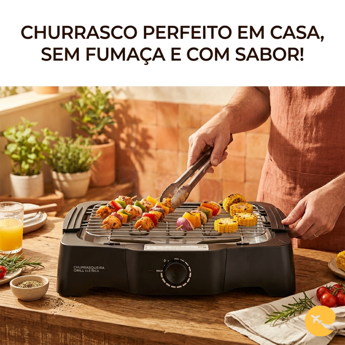 CHURRASQUEIRA GRILL ELÉTRICO