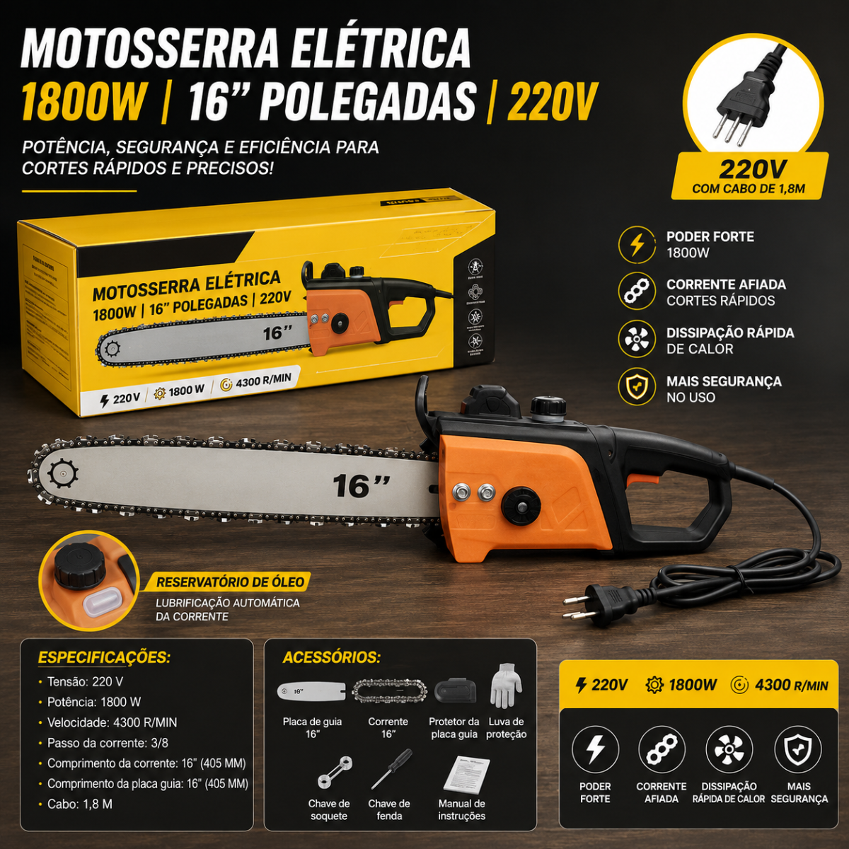 MOTOSSERRA ELÉTRICA