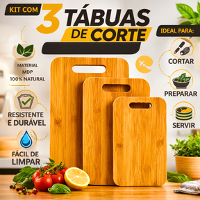 CONJUNTO DE TABUAS DE CORTE