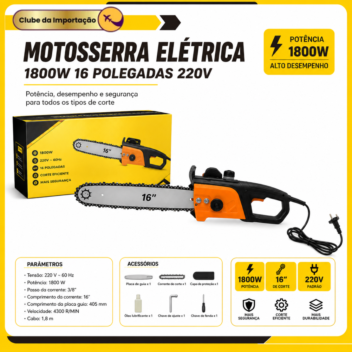 MOTOSSERRA ELÉTRICA