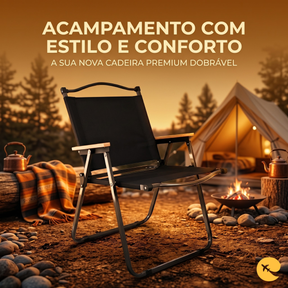 CADEIRA CAMIPING DOBRAVEL PRETO