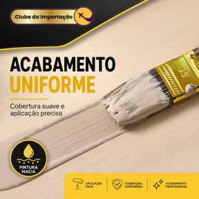 Kit 3 Trincha Pincel P/ Pintura Profissional Vários Tamanhos
