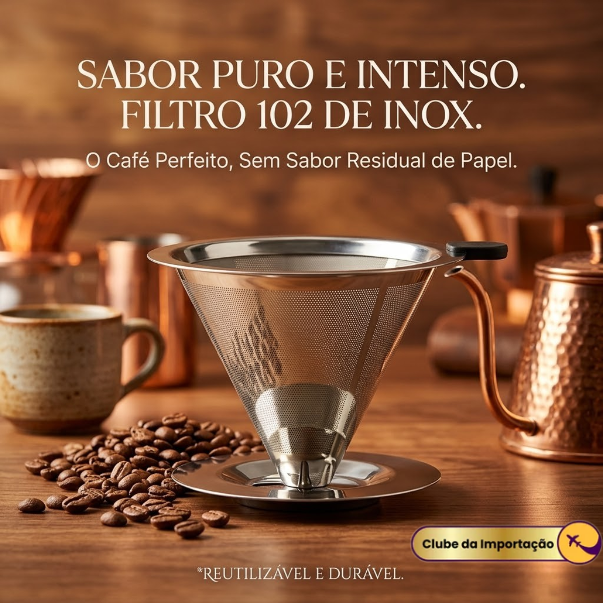 FILTRO DE CAFÉ INOX