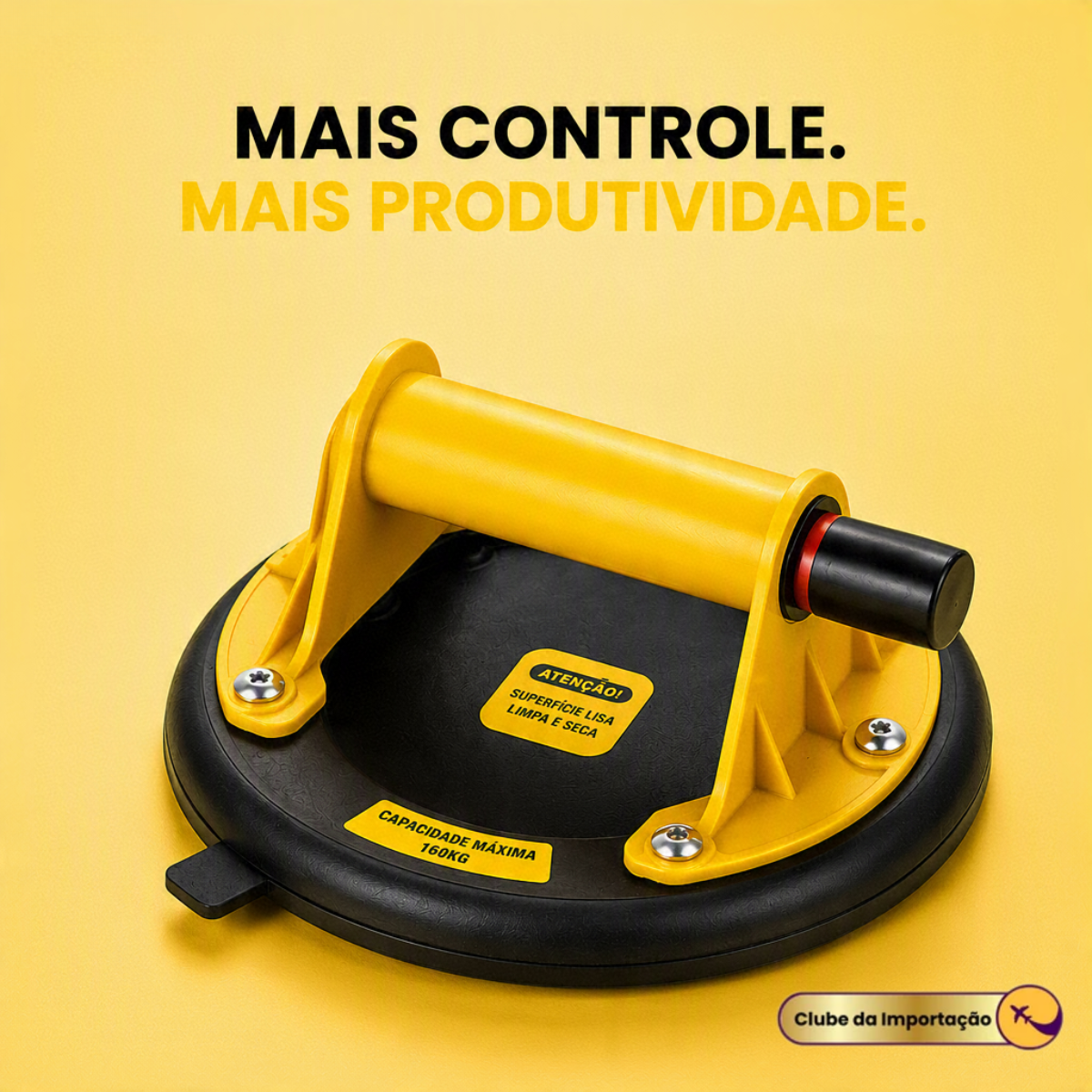 Ventosa Sucção A Vácuo Mármore Metais Porcelanatos Vidro