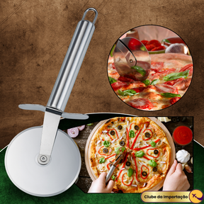 Cortador De Pizza - Profissional Lâmina Em Aço Inox