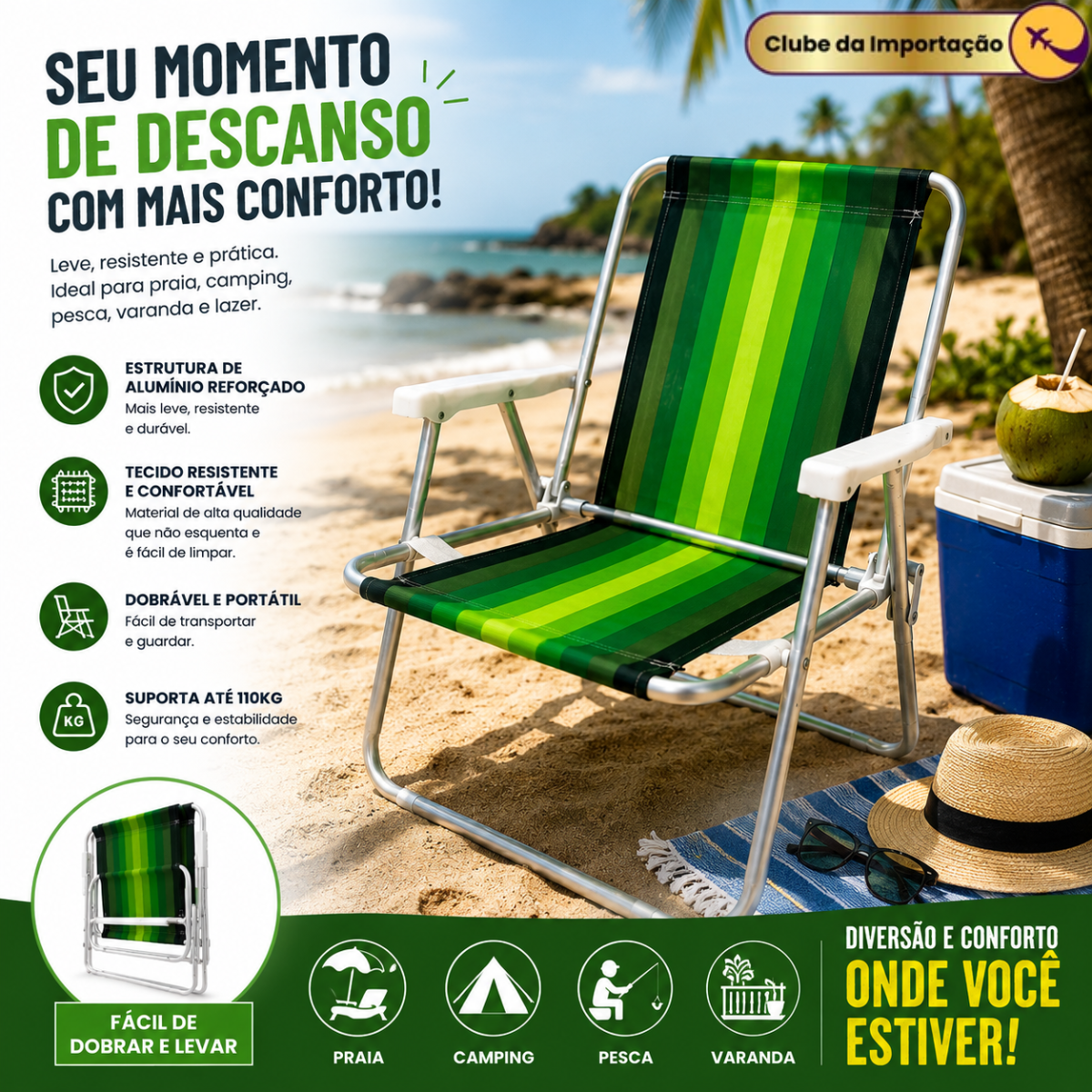 CADEIRA DE PRAIA