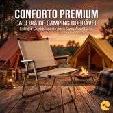 CADEIRA CAMIPING DOBRAVEL BEGE