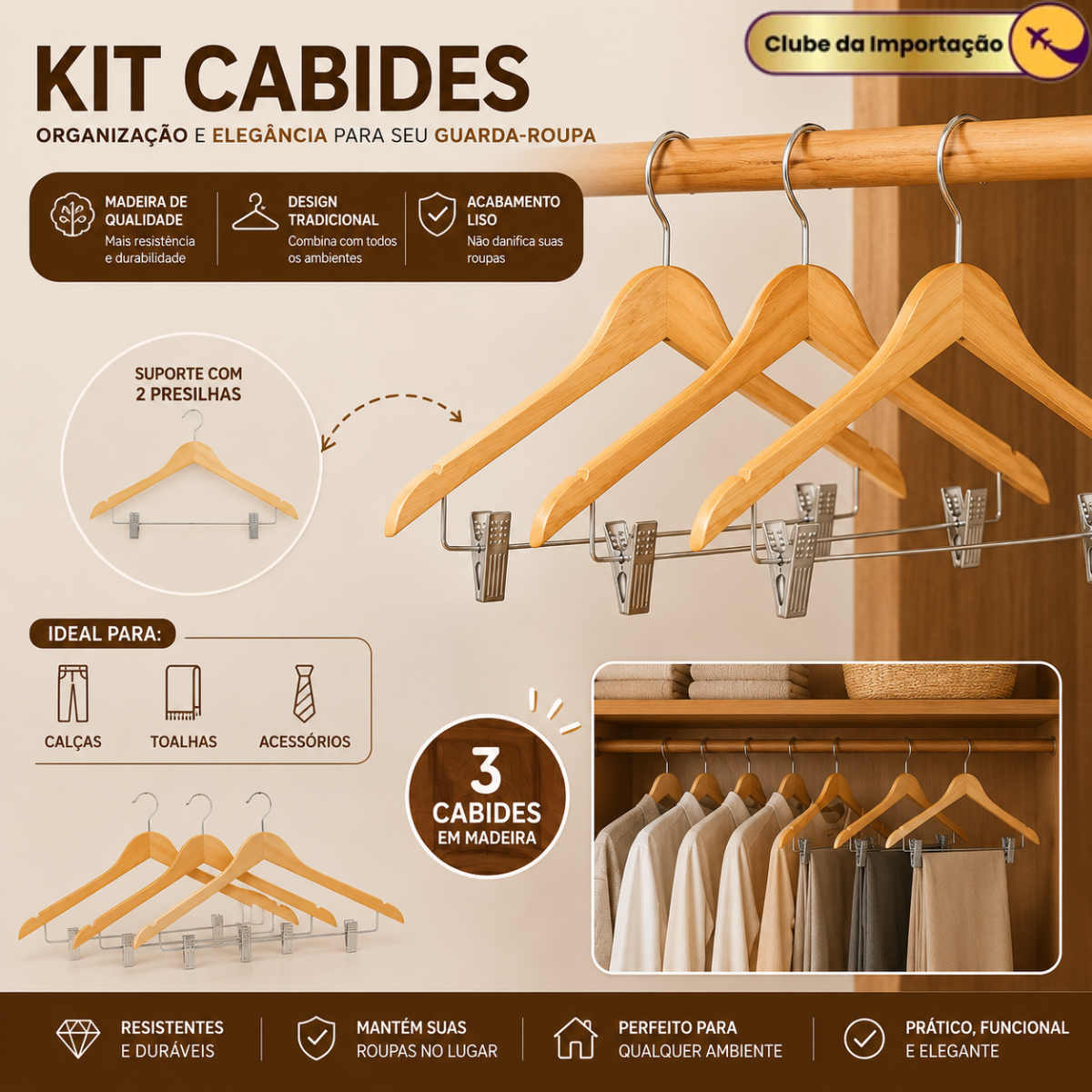 KIT CABIDE COM PRESILHA