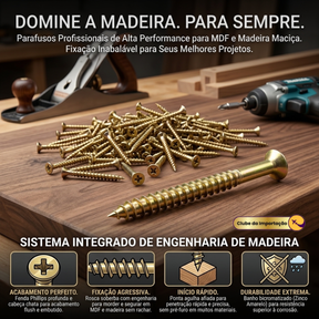 Parafuso Philips Cabeça Chata 100 pcs  3,5mm x 25mm