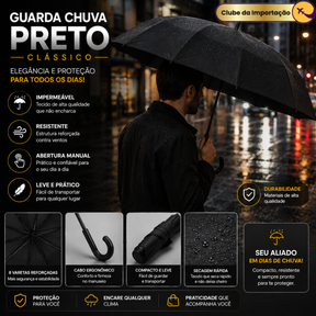 GUARDA CHUVA PRETO