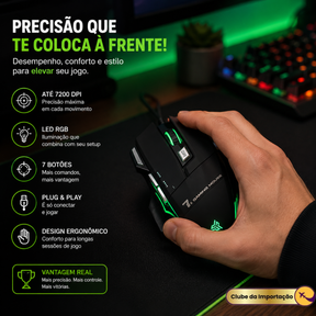 MOUSE GAMER ANÚBIS V4