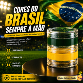 Tinta Pinta Rosto Copa Do Mundo Brasil Pintura Facial Fácil
