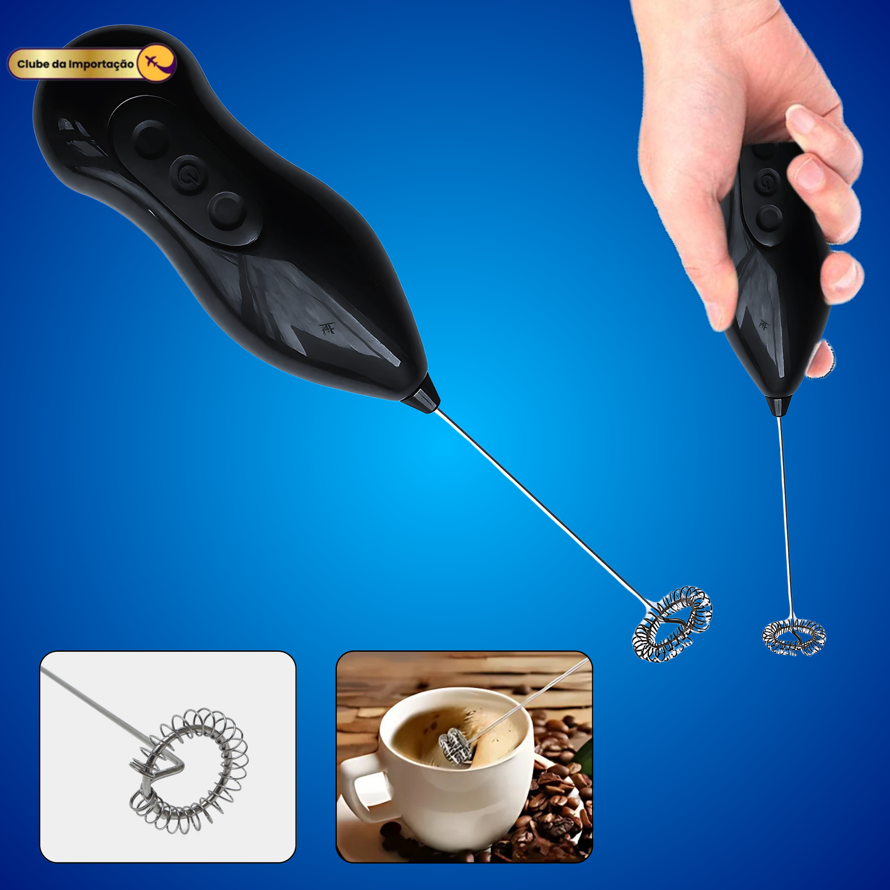 Mini Mixer TurboChef – Leve, Potente e Prático para o Seu Dia a Dia!