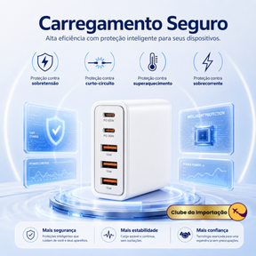 Fonte Estação De Carga Para Macbook E Notebook Galaxy Book Branco