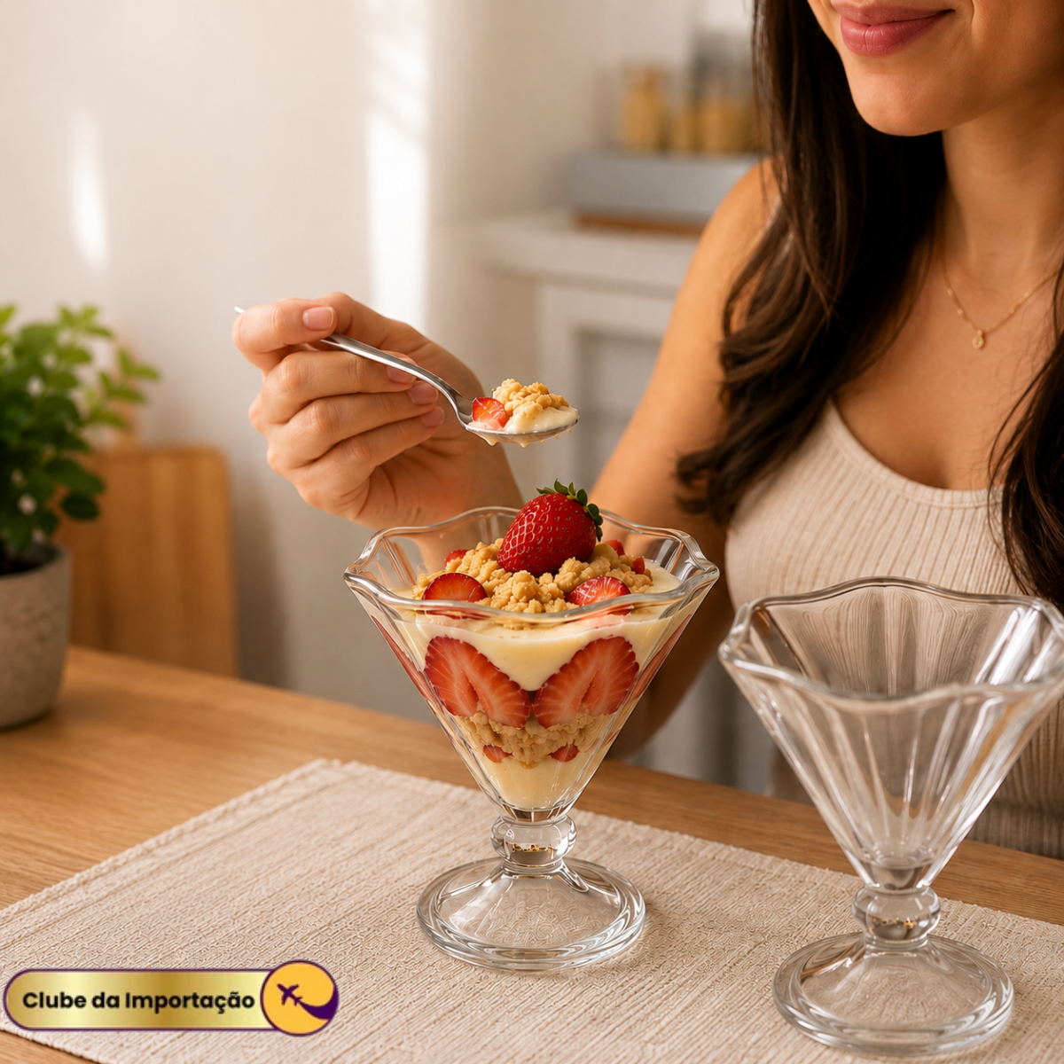 Conjunto De Sobremesa Tulipa 220ml 2un