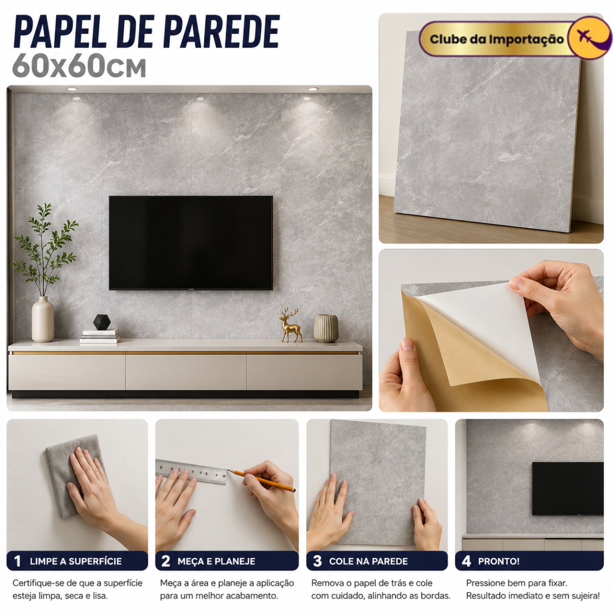 PAPEL DE PAREDE 60X60CM