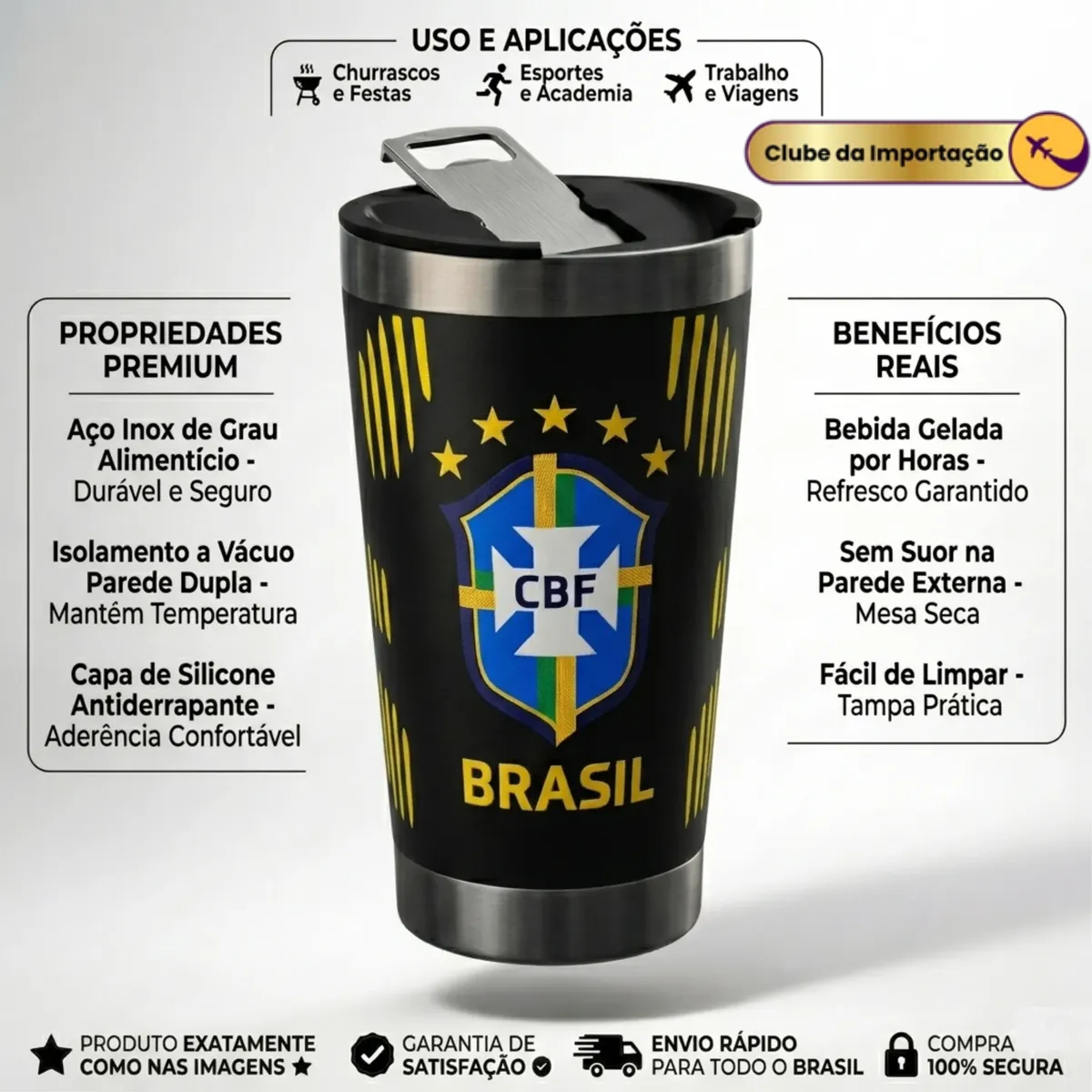 COPO TERMICO SELEÇÃO BRASILEIRA