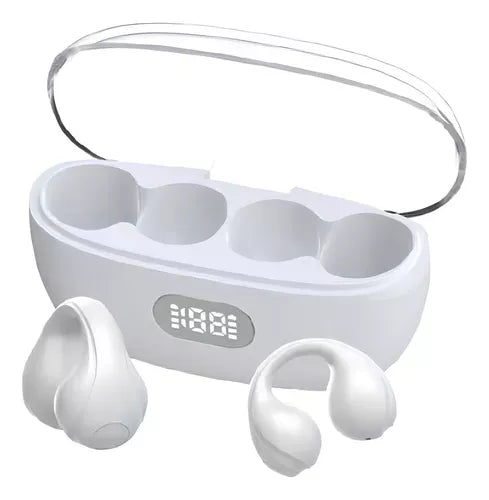 Fone De Ouvido Tipo Brinco Bluetooth Sem Fio Recebe Ligações