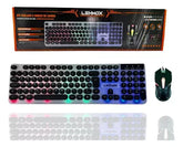 Kit Teclado e Mouse Gamer Com Led Colorido Rgb Lehmox