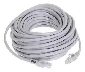 Cabo De Rede Cftv Conexão Internet Rj45 Cat6 De 20 Metros