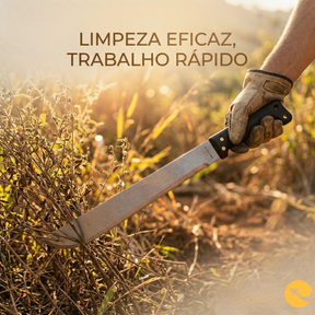 FACÃO PARA MATO CABO PRETO 22" ( 55,9CM )
