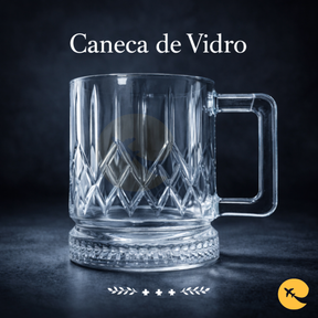 CANECA DE VIDRO 250ML