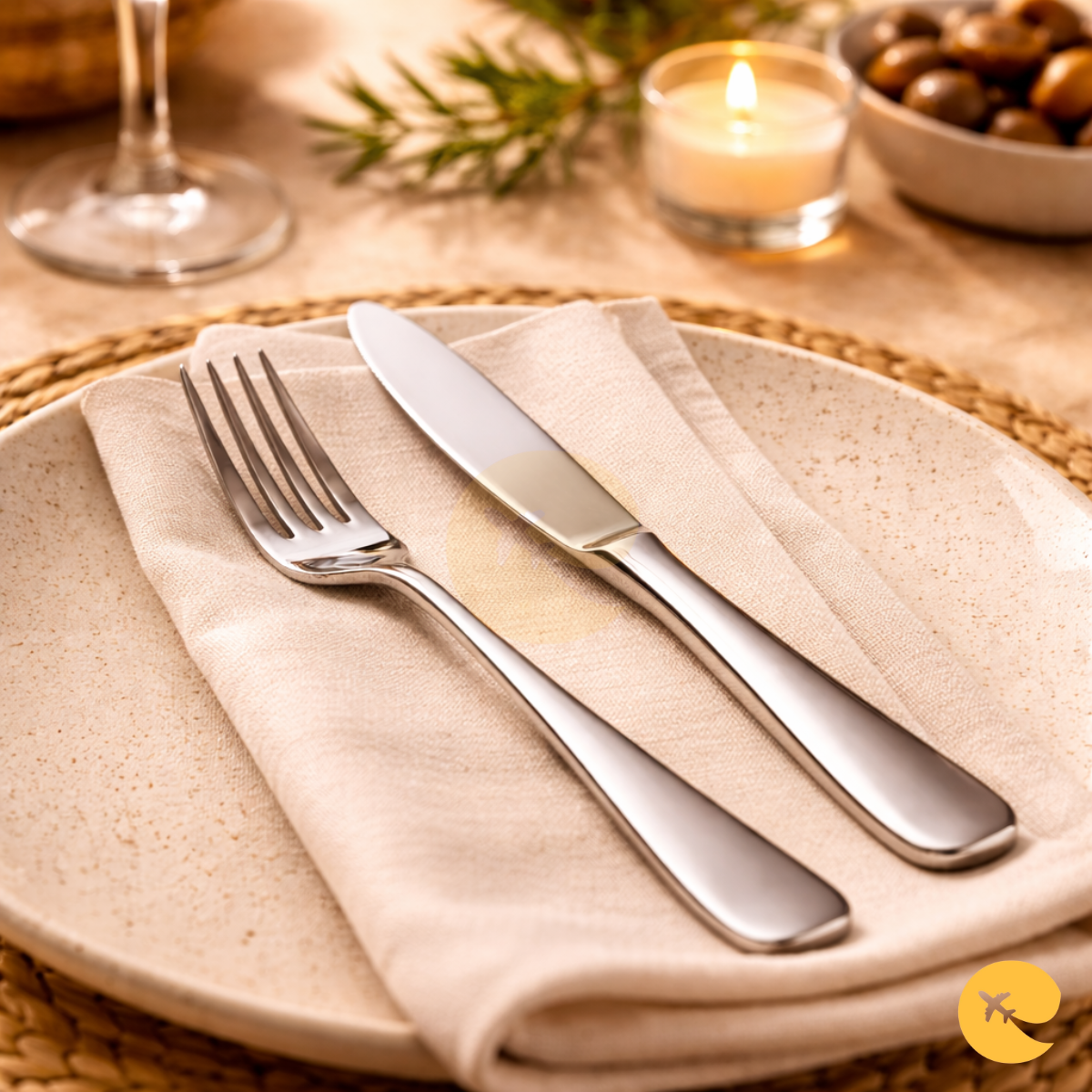 Faqueiro 24 Peças em Aço Inox – Elegância e Durabilidade para Sua Mesa