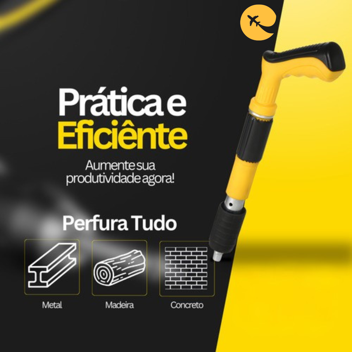 Pistola De Prego Fixa Pino Profissional Grampeia Parede, Aço