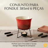 CONJUNTO PARA FONDUE  385ML  6PÇS