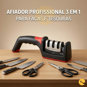 Afiador Profissional 3 em 1