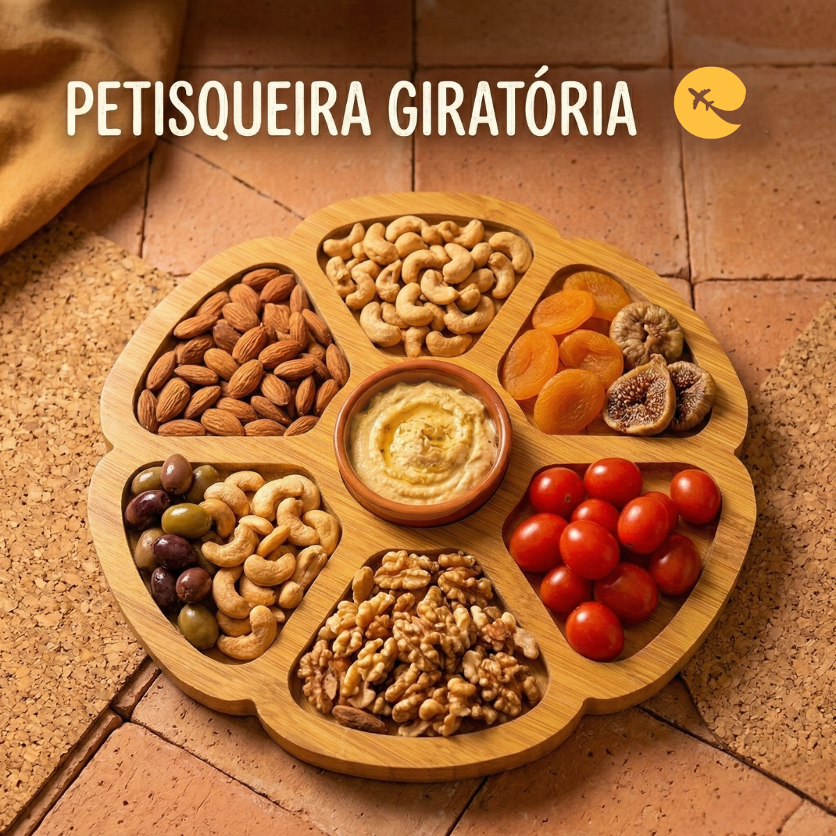 PETISQUEIRA GIRATORIA COM 6 DIVISORIAS
