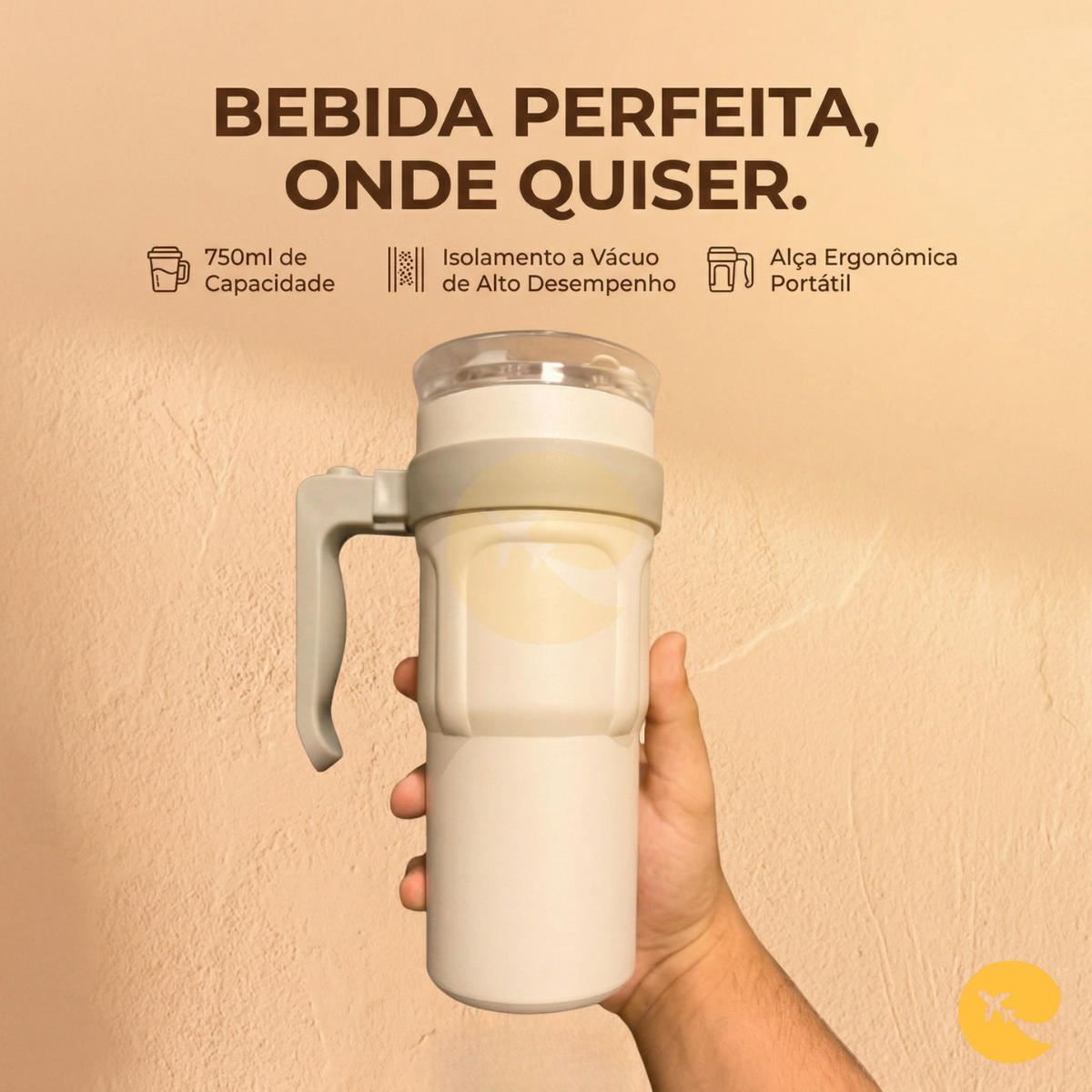 Copo Termico Portatil 750ml