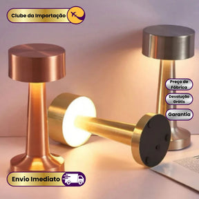 Lâmpada de Toque Com Carregamento USB
