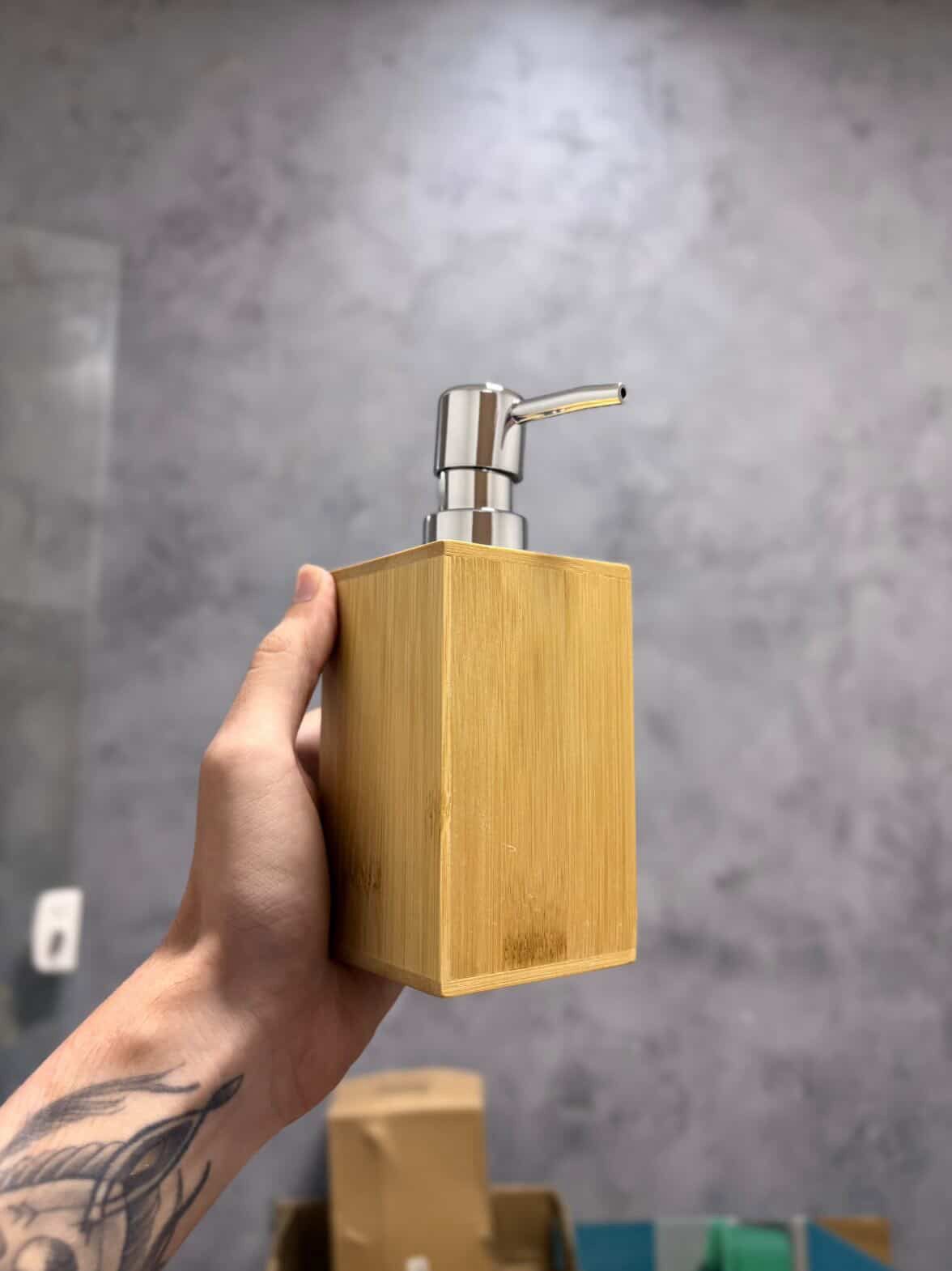 DISPENSER SABONETE BAMBU